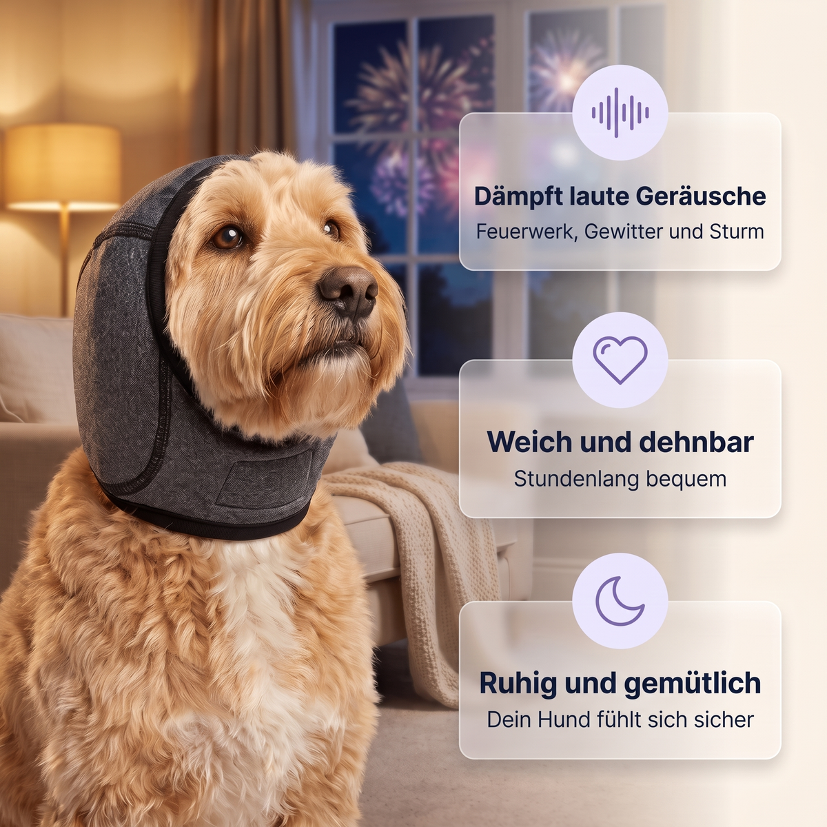 Ruhehaube - Der Nr.1 Hundegehörschutz
